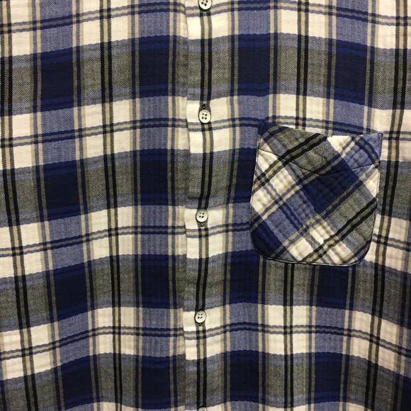 RAG & BONE Fit 3 Beach Plaid Flannel Shirt - Picture 2 of 7
